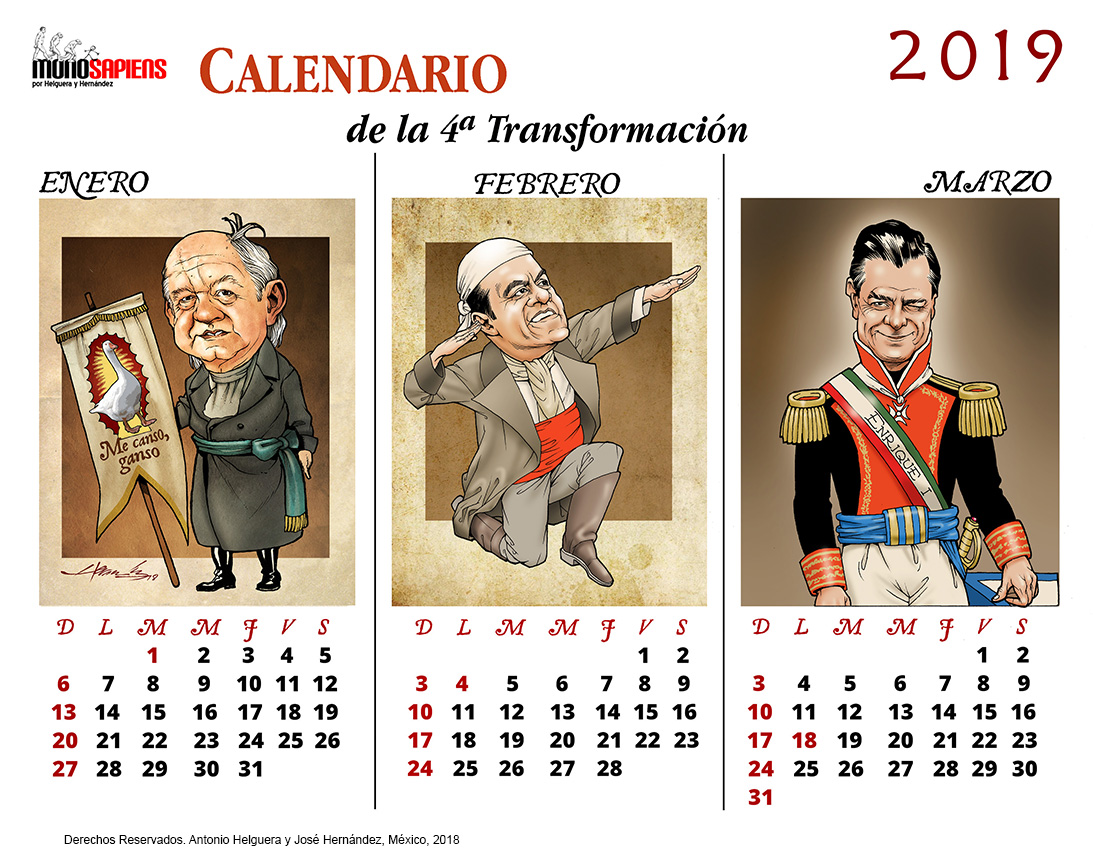 Calendario 2019